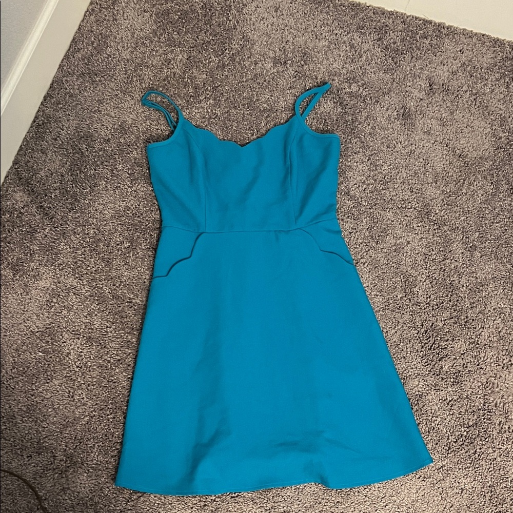 Market & Spruce Vibrant Blue Mini Dress